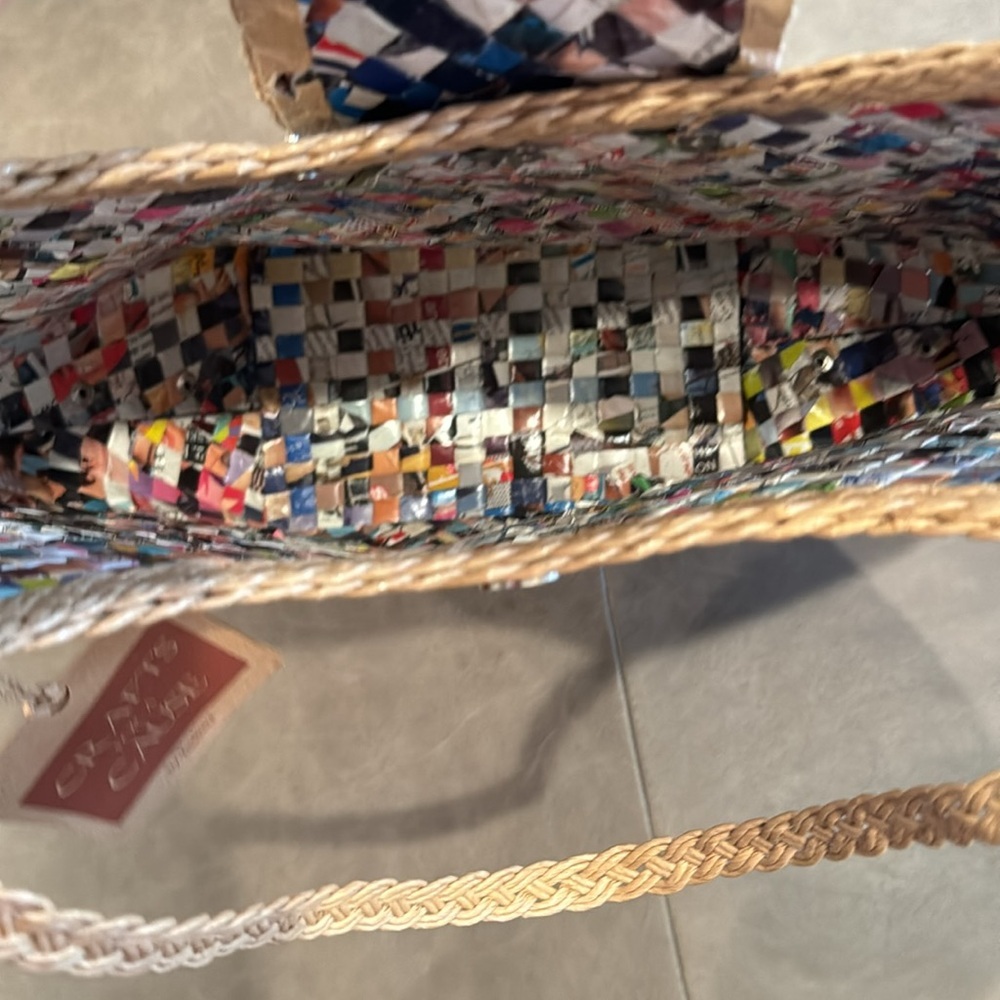 Hand Crafted Multicolored Candy Wrapper Bag by Ku… - image 8